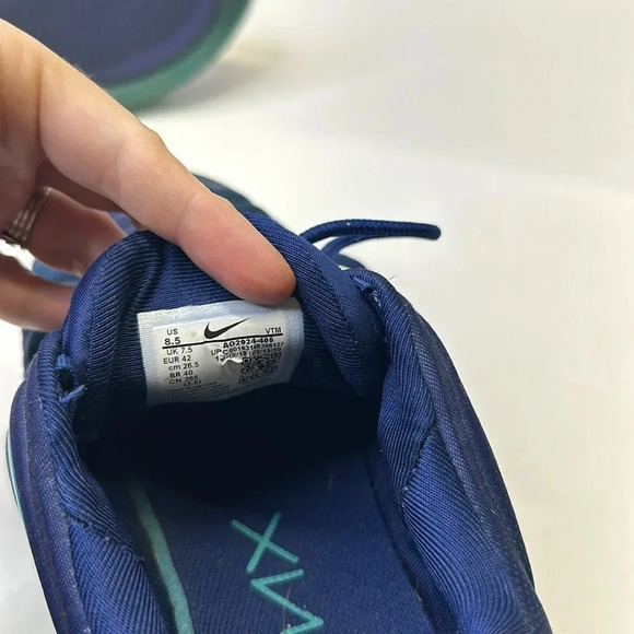 Nike Men’s Air Max 720 Nightshade Blue Teal Sneakers Tennis Shoes Size 8.5